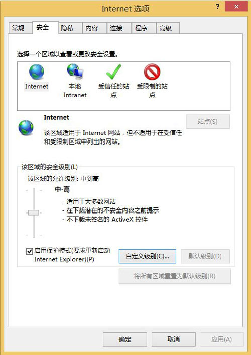 win8.1上傳圖片不是難事 取消ie11增強保護模式