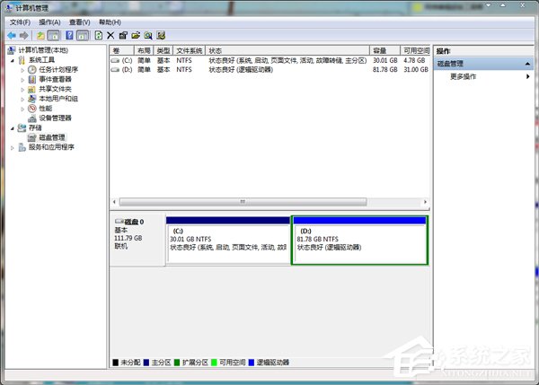 Win7電腦硬盤如何分區？