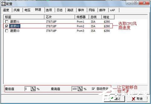 Win7用SpeedFan來控制CPU風扇轉速調節的方法