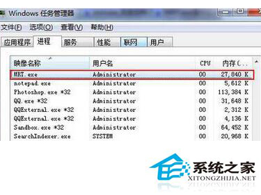 mrt.exe是什麼進程？如何刪除Win7系統中的mrt.exe進程