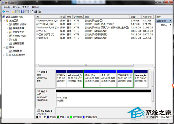 Win7系統無法識別移動硬盤的解決方法