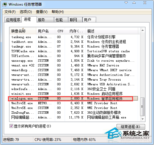 Winlogon.exe進程是病毒嗎？Win7系統Winlogon.exe介紹