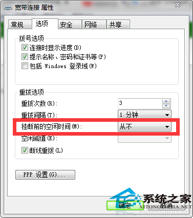 Win7網絡閒置20分鐘自動斷開怎麼辦？