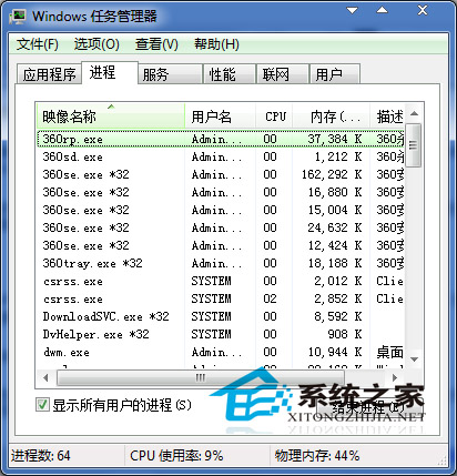  Win7如何讓任務管理器進程瞬間凍結