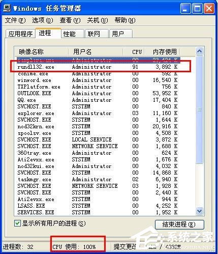 WinXP系統出現“Rundll32.exe應用程序錯誤”怎麼辦？