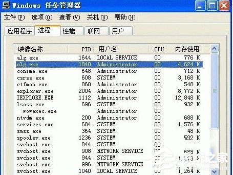 WinXP系統中alg.exe是什麼進程？