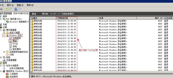 如何解決win2008系統日志審核失敗問題 