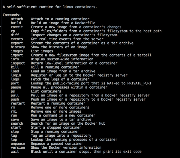 Linux系統Docker命令的使用方法