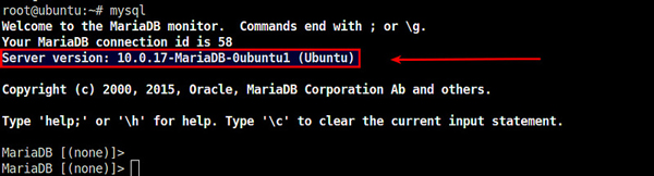 Linux系統怎麼查看MariaDB服務端的版本
