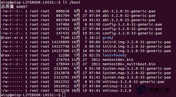  Ubuntu 12.04系統boot空間不足刪除舊內核的方法