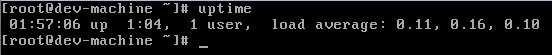  Linux uptime命令操作實例