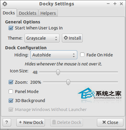  Lubuntu使用Docky時提示混合錯誤的解決方法