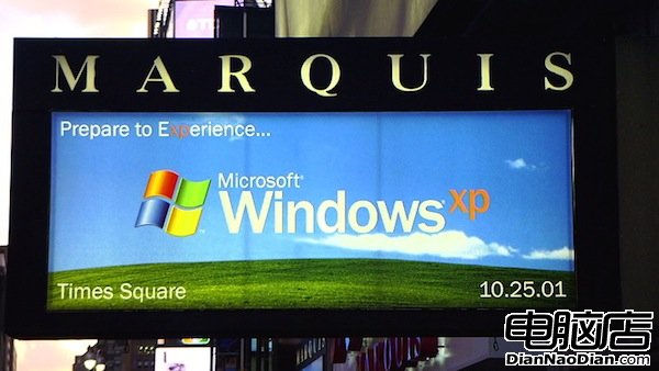 Sign of the Times -- the launch took place in New York about six week after the Twin Towers fell. Microsoft culled back its launch plans in respect to the fallen. [Nate Mook]