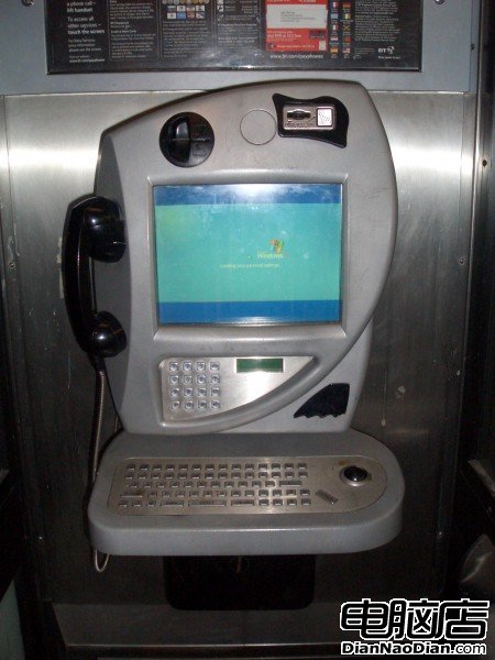 Microsoft unveiled Windows XP Embedded for ATM, cash registers and other devices on Nov. 28, 2001. Here a BT Internet payphone runs the OS.