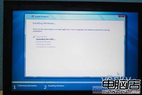 圖為:安裝Windows 7