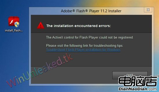 Windows 8 RP版將捆綁Adobe Flash
