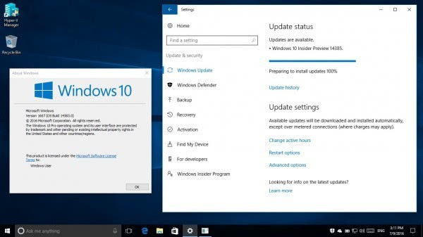 Windows 10 Build 14385 更新要點的照片 - 3