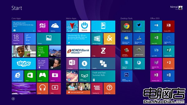 Windows 8.1的KB3035583更新造成開始屏幕右鍵菜單顯示異常的照片 - 1