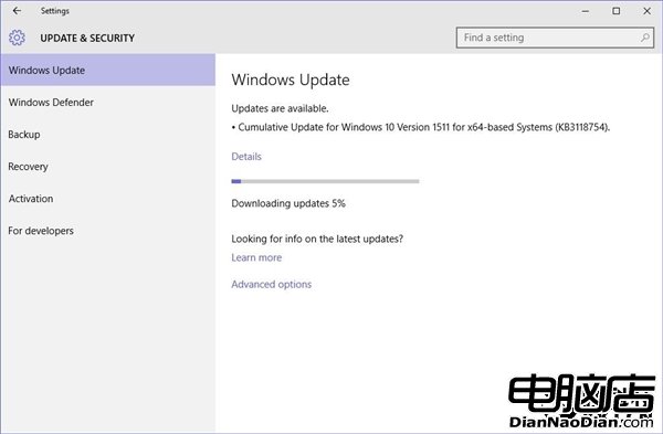 Windows 10又有新補丁