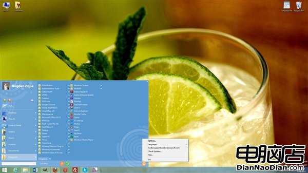 下載：Win8開始菜單Start Menu X 5.25