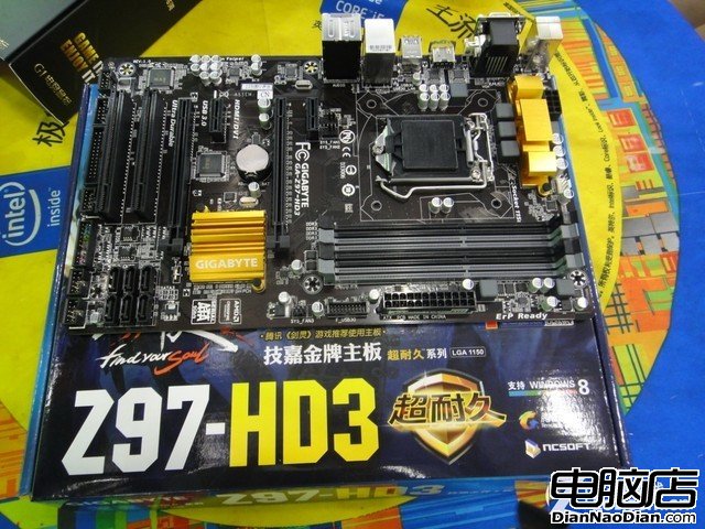 支持最新Intel處理器 技嘉Z97-HD3售899 
