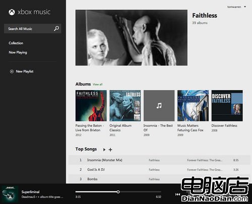 挑戰iTunes！微軟發布Xbox Music網頁