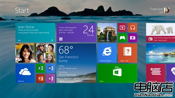 微軟：Windows 8.1是Win8的瘦身版
