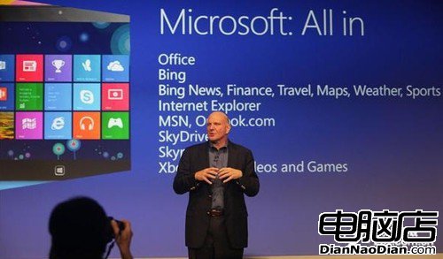 微軟CEO鮑爾默：將有4億台PC安裝Win8 
