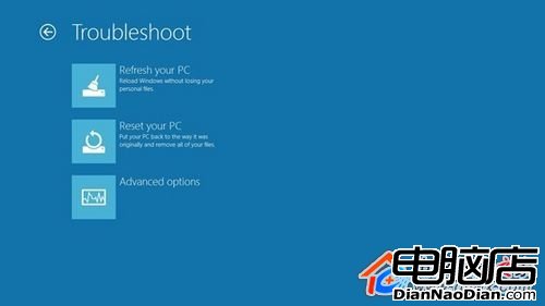 輕松重裝系統 Win8增加重置和刷新功能