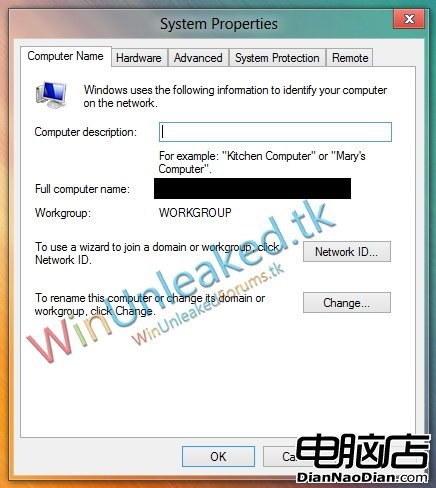 截圖曝光 Windows 8普通版已閹割“網絡ID”修改功能