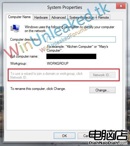 截圖曝光 Windows 8普通版已閹割“網絡ID”修改功能