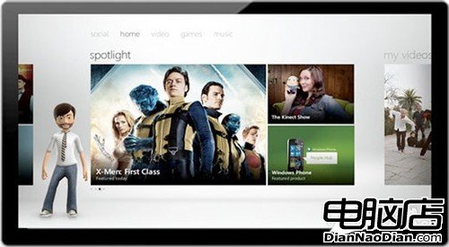 娛樂聯姻 微軟演示Win8運行Xbox Live 