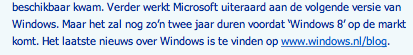 微軟荷蘭：Windows 8將在兩年內上市