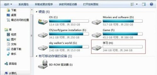 Windows 7下用磁盤管理為硬盤分區