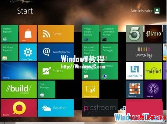 自定義Win 8 Metro UI的背景和顏色