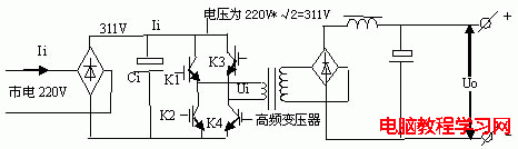 線性電源，可控硅電源，開關電源電路的簡單比較