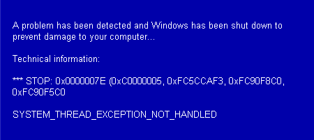 安裝WinXPSP3後系統藍屏(BSoD)解決辦法