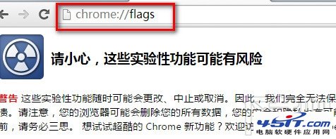 chrome浏覽器打開chrome://flahs設置