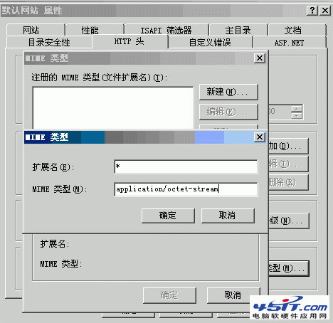 IIS支持任意擴展名下載的方法（組圖）