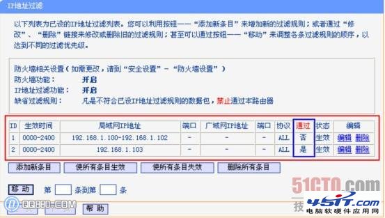 TP-link路由器防火牆設置