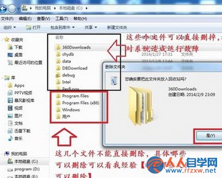 如何有效清理WIN7的C盤內存6