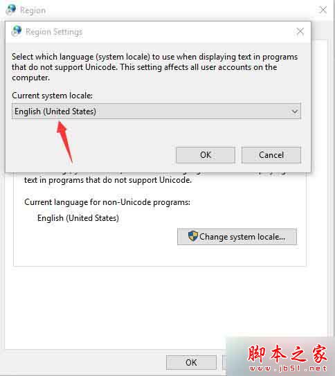 Win10英文版系統下中文軟件顯示為問號的解決步驟9