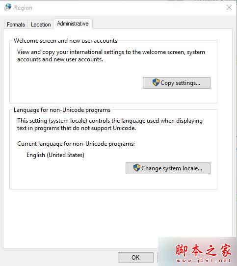 Win10英文版系統下中文軟件顯示為問號的解決步驟8.1
