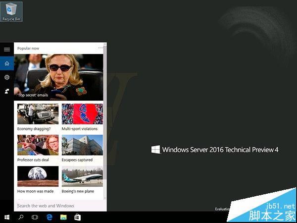 Windows Server 2016技術預覽版11103曝光：含平板模式