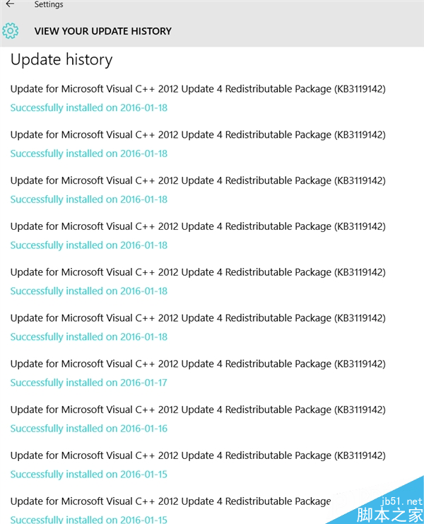 Windows 10 KB3119142補丁詭異：成功安裝無數遍