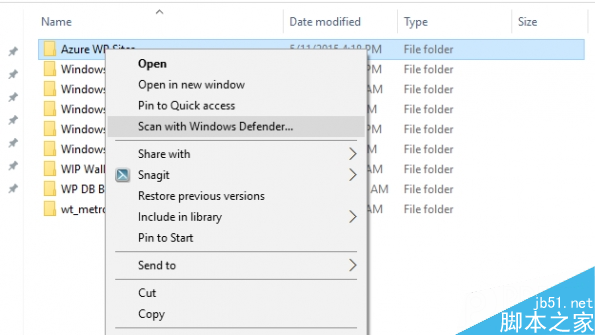Windows 10更新貼心改進：右鍵Defender掃描
