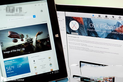 win10和os x el capitan分屏操作對比視頻