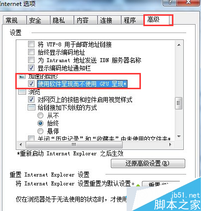 Win7系統使用IE9浏覽器看視頻沒圖像步驟三