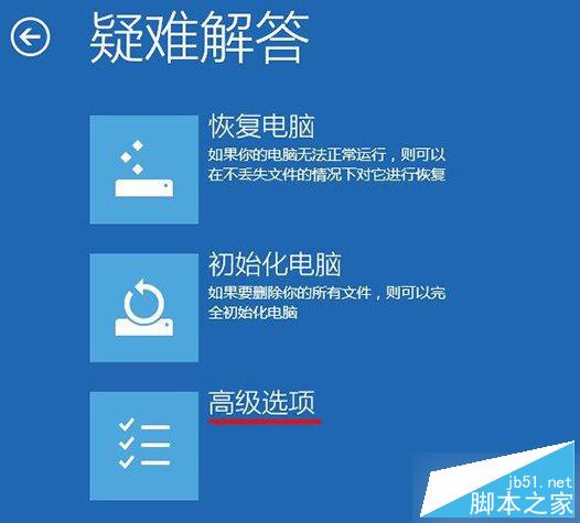 Win8.1系統映象備份好後如何恢復？