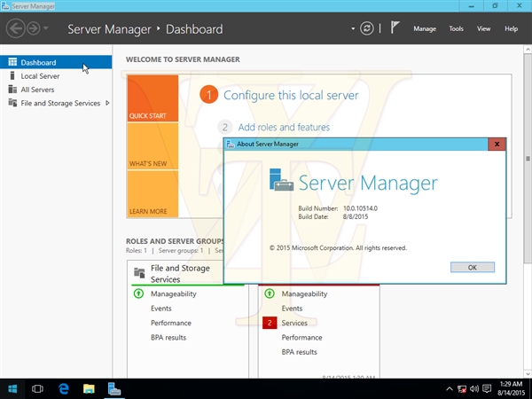 海量截圖＋下載：Windows Server 2016第三技術預覽版洩露